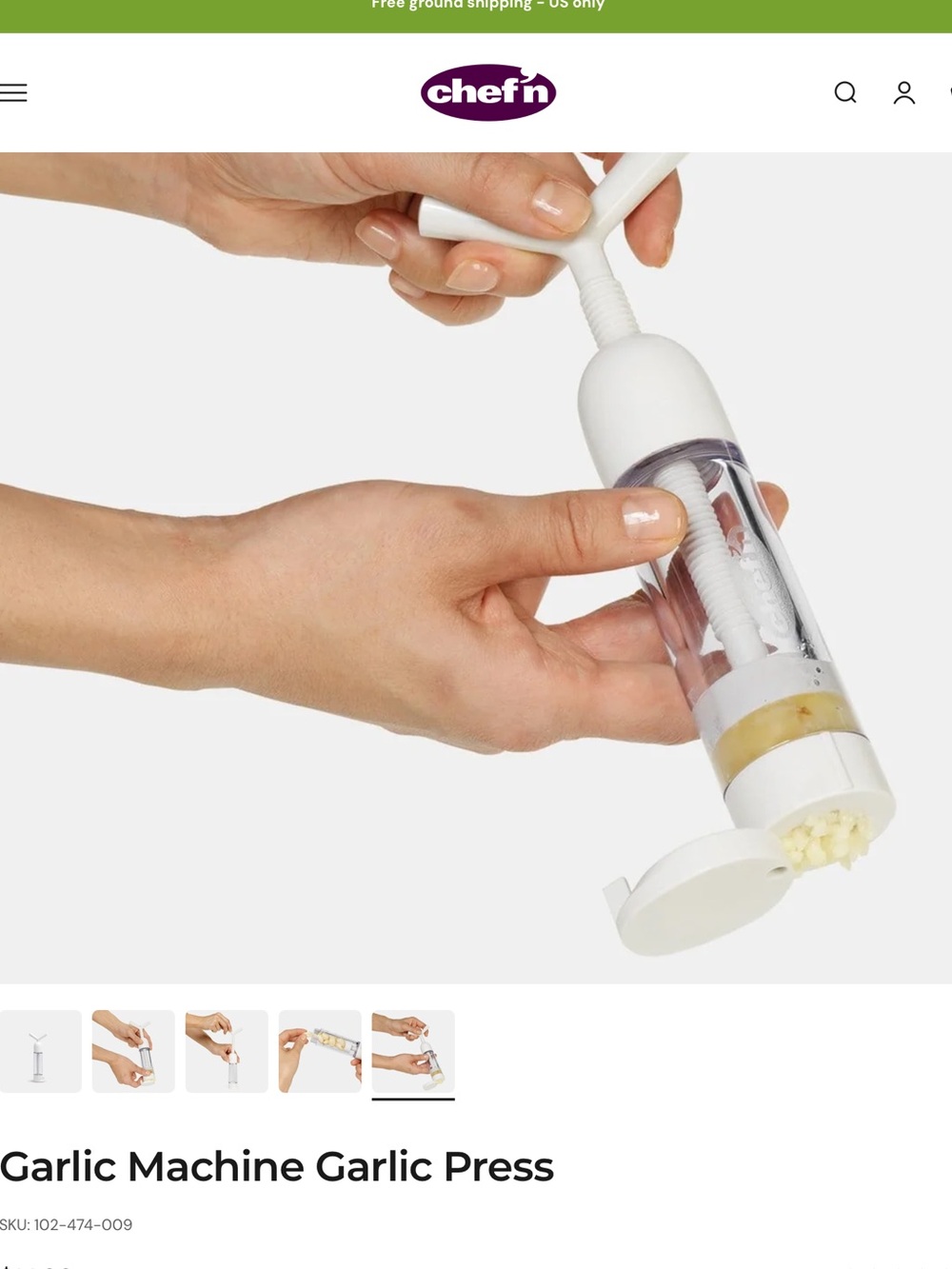 Garlic Machine Garlic Press - Picture 2 of 4